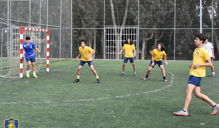 Our Junior Boys Futsal Team participating in the Private Schools Tournament played against Falcon Sc