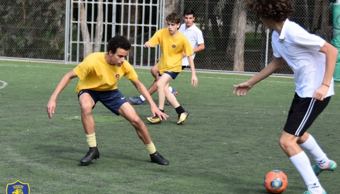 Our Junior Boys Futsal Team participating in the Private Schools Tournament played against Falcon Sc