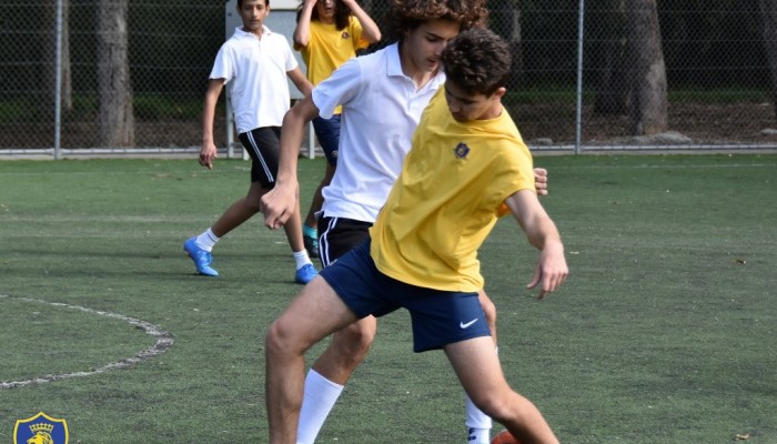 Our Junior Boys Futsal Team participating in the Private Schools Tournament played against Falcon Sc