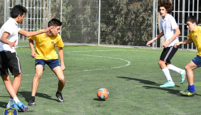 Our Junior Boys Futsal Team participating in the Private Schools Tournament played against Falcon Sc