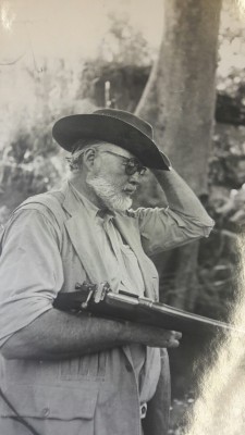 Hemingway I will use in my book. Here is Hemingway in Africa in 1953