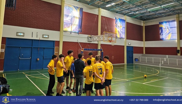 Junior Boys Volleyball Team Triumphs: Onward to the Pancyprian Competition