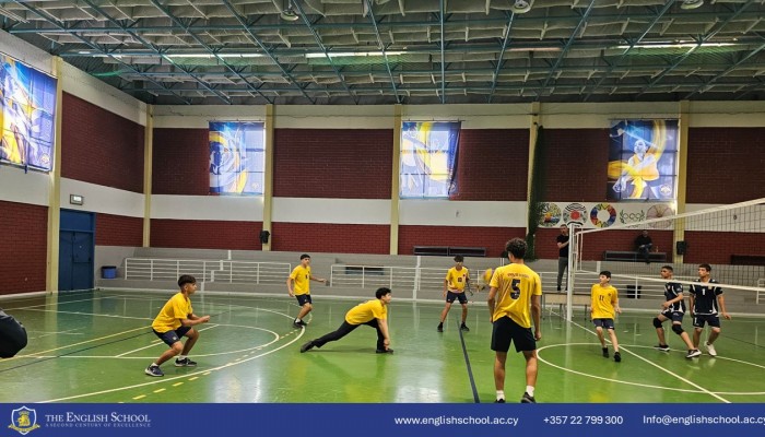 Junior Boys Volleyball Team Triumphs: Onward to the Pancyprian Competition