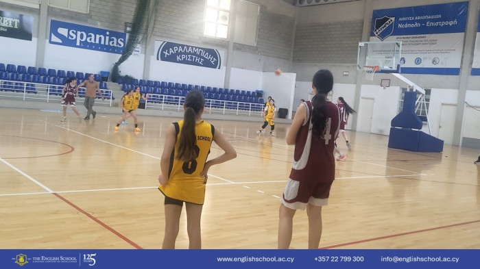 Junior Girls’ Basketball Team’s Success in the Nicosia Basketball Competition