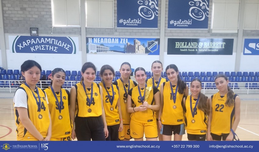 Junior Girls’ Basketball Team’s Success in the Nicosia Basketball Competition