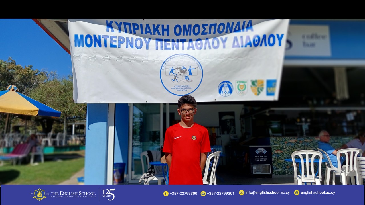 Year 3’s Ersoy Kutoglu places 4th at Pancyprian Biathlon