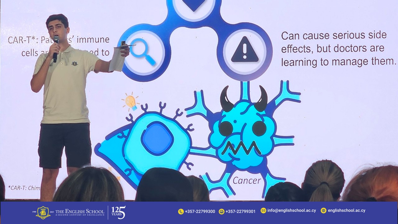 The English School students shine at “Science Unfold 2025”