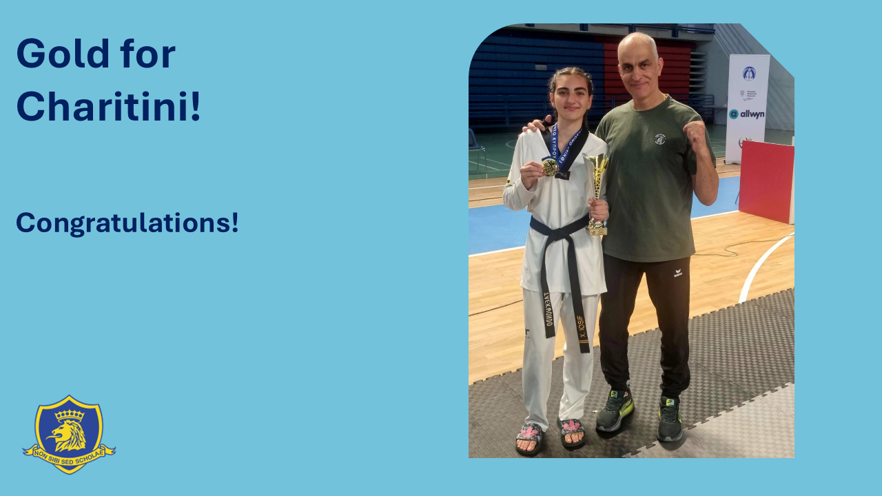 Gold for Charitini – Next Stop, Bucharest!