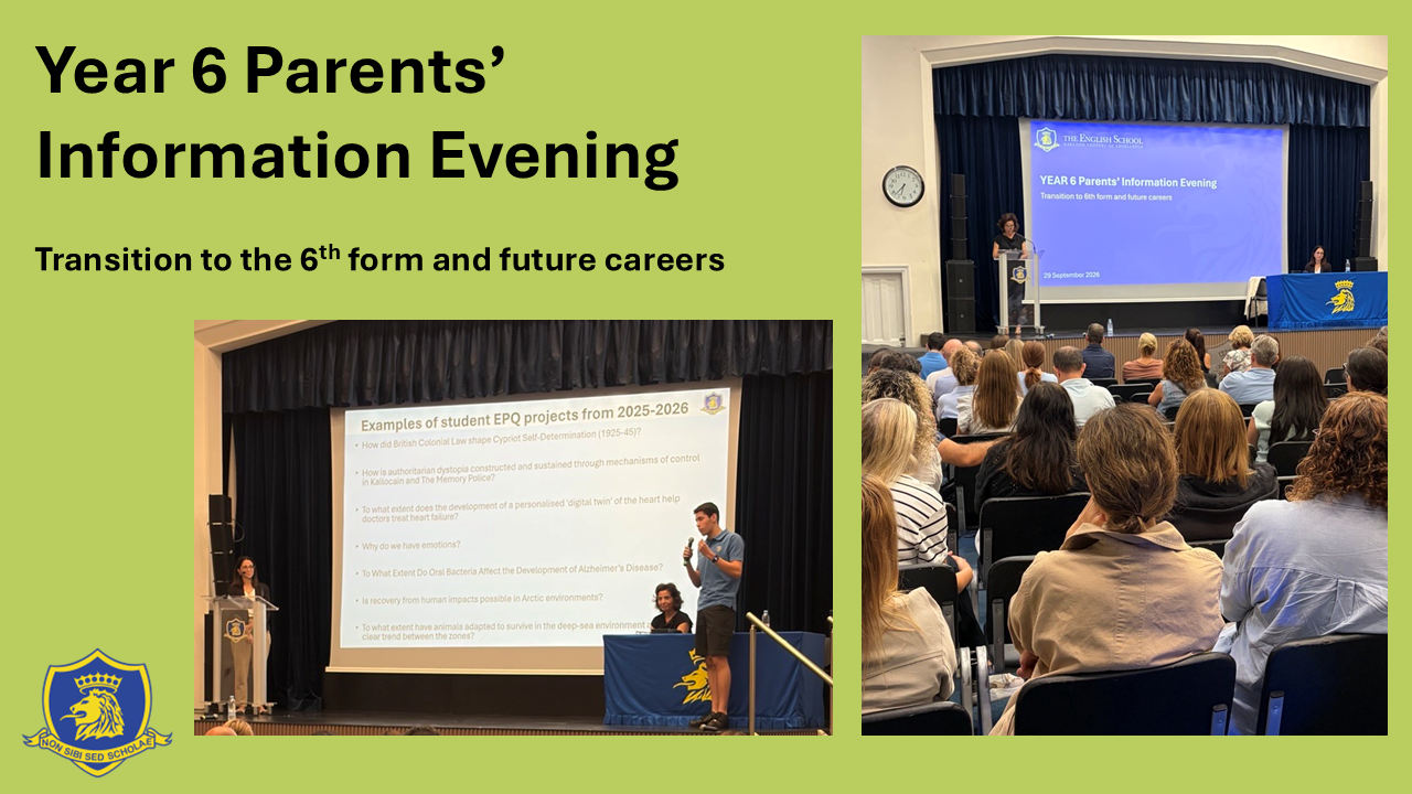 Year 6 Parents’ Information Evening