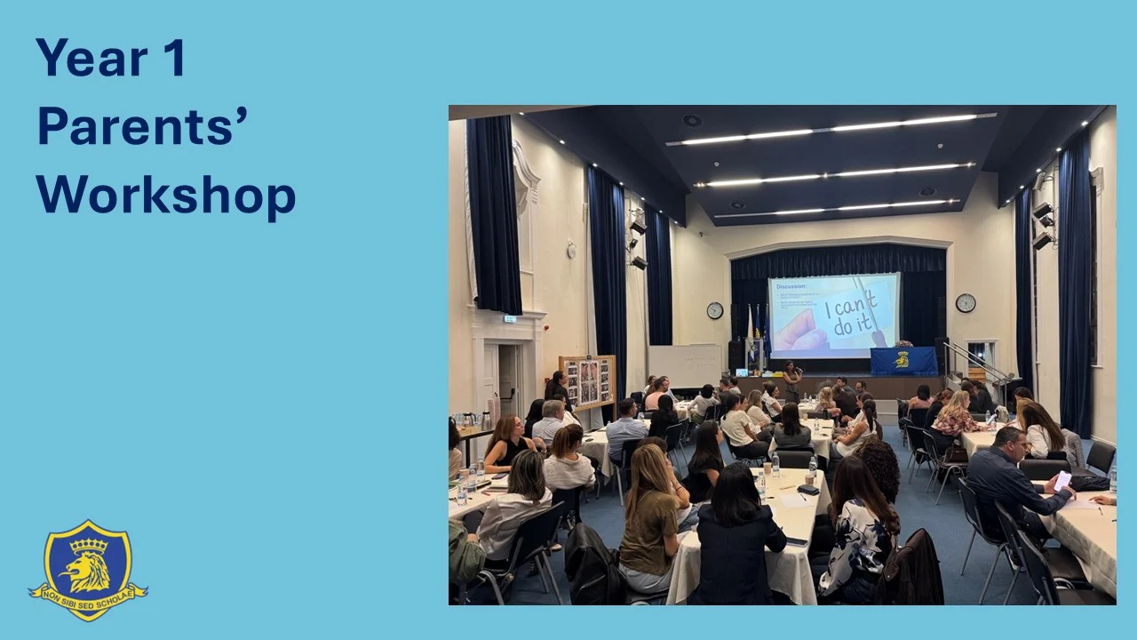 Year 1 Parents’ Workshop: Active Learning and Developing Confident Learners 